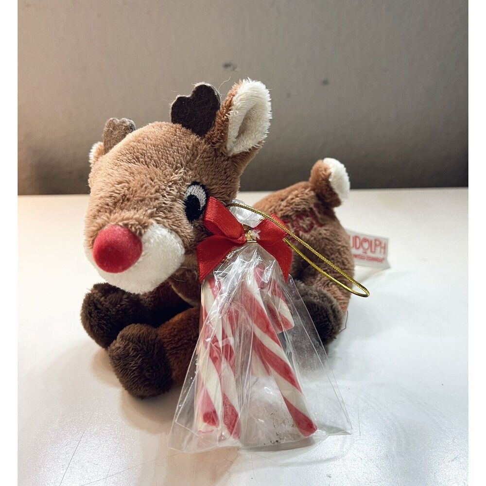 Vintage RUDOLPH RED NOSED REINDEER PLUSH Not Tested
